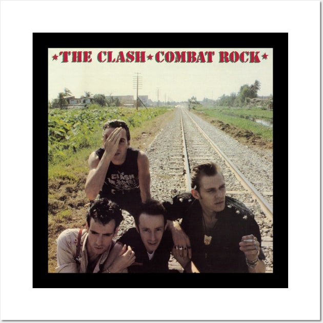 The Clash - COMBAT ROCK Wall Art by Onic Esport